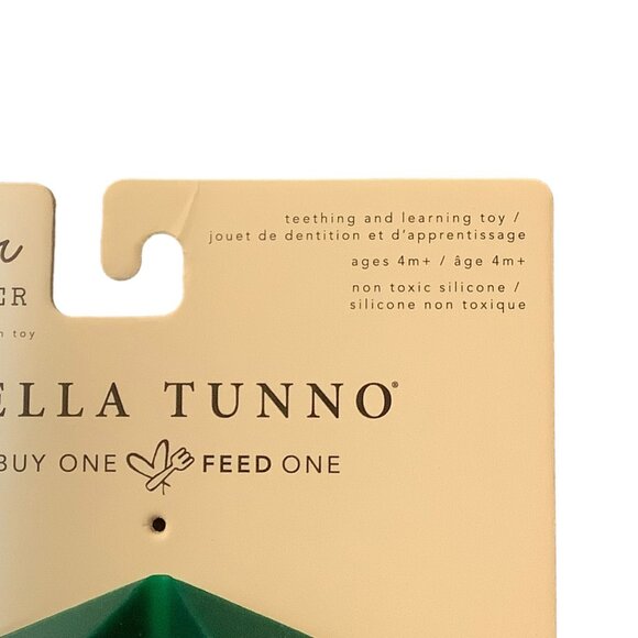 Bella Tunno Origami Silicone Teether Beginner Spinner NEW Learning Toy Green - Picture 2 of 8